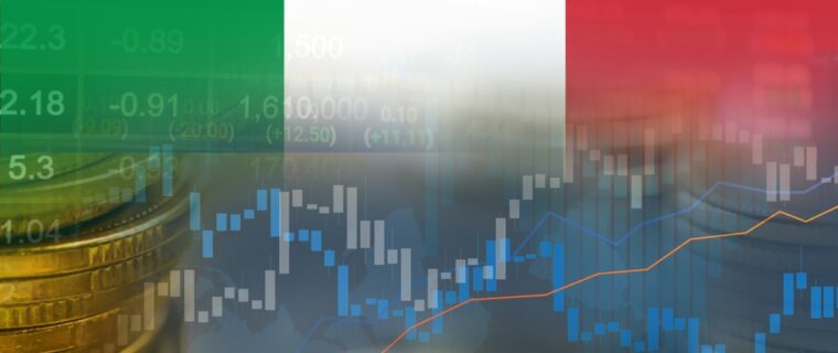Grafico sulla crescita del Pil italiano