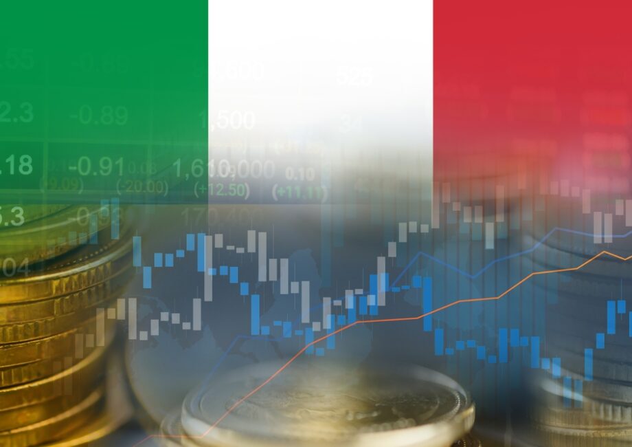 Grafico sulla crescita del Pil italiano