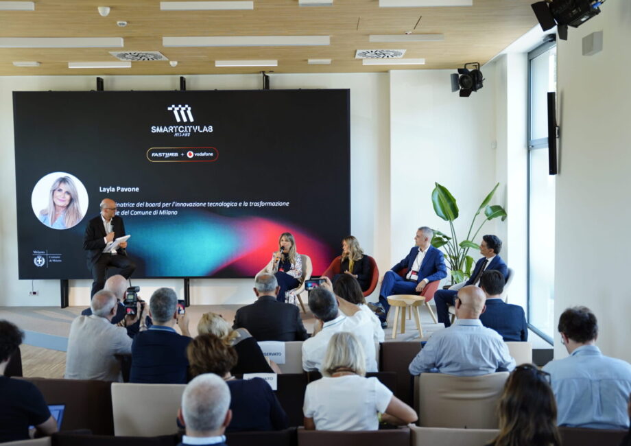 Inaugurazione dell'Innovation Hub di Fastweb e Vodafone a Milano