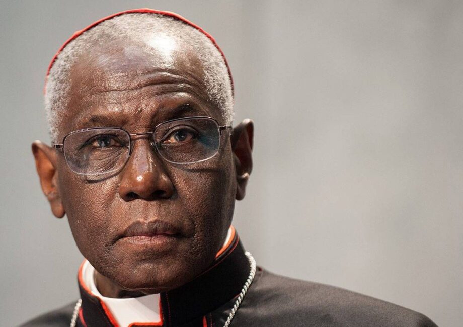 Cardinale Robert Sarah durante la conferenza Europa e Africa