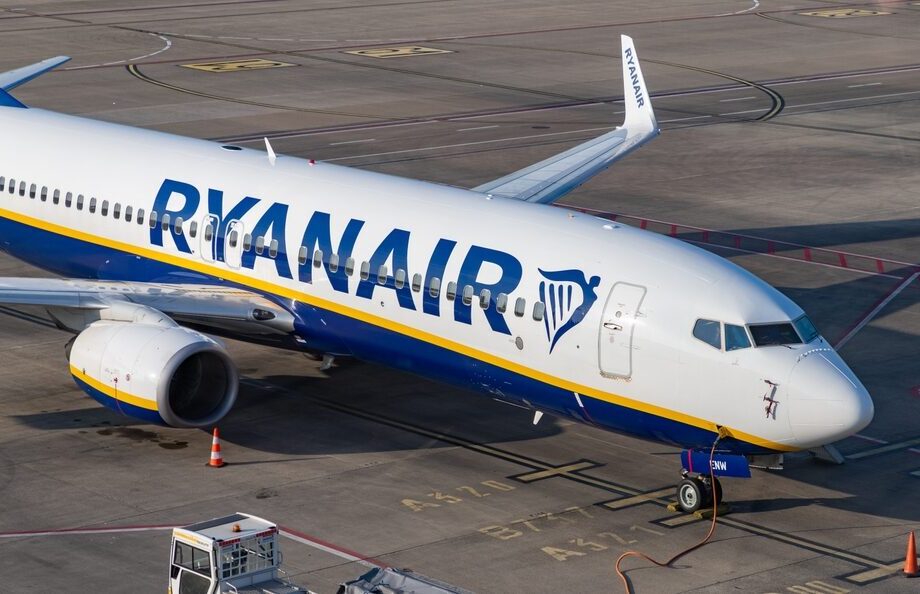 Aereo Ryanair in volo