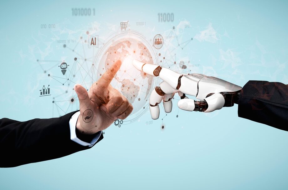 Rappresentazione grafica dell'intelligenza artificiale negli acquisti