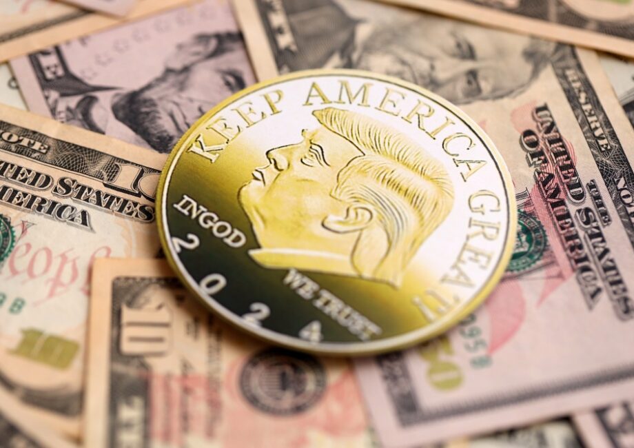Grafico delle perdite del memecoin $TRUMP