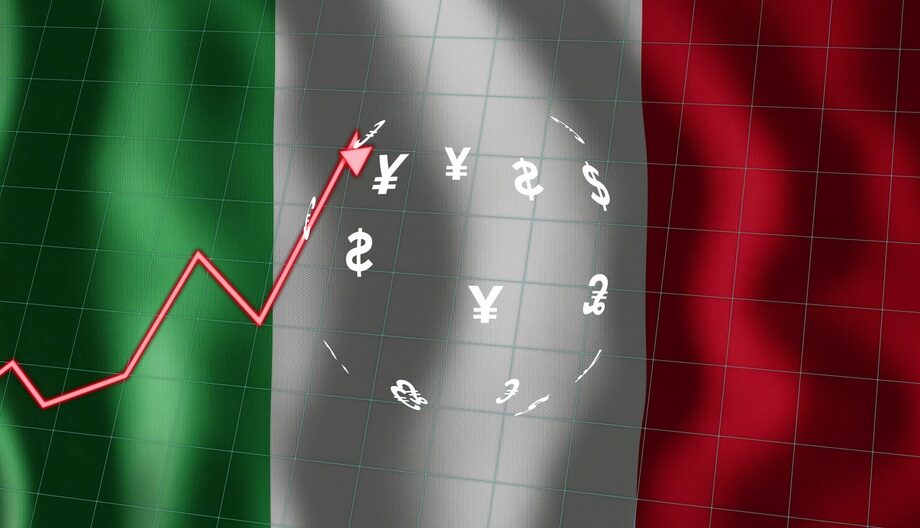 Grafico sull'andamento delle società quotate italiane