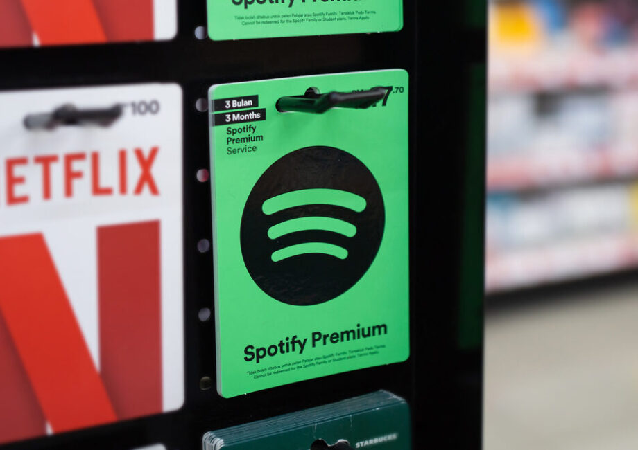 Grafico Spotify abbonati
