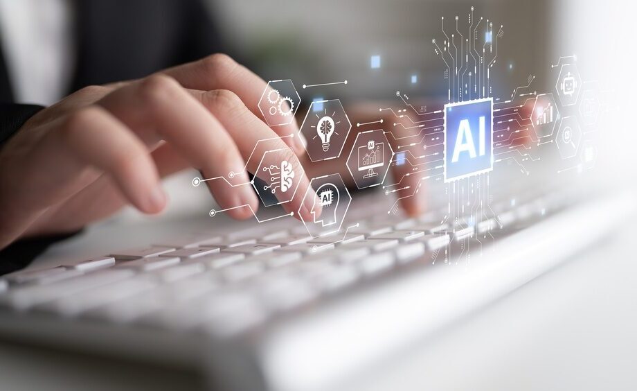 Rappresentazione grafica di agenti AI autonomi