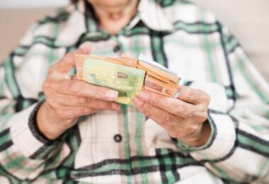 Grafico sull'andamento delle pensioni in Italia