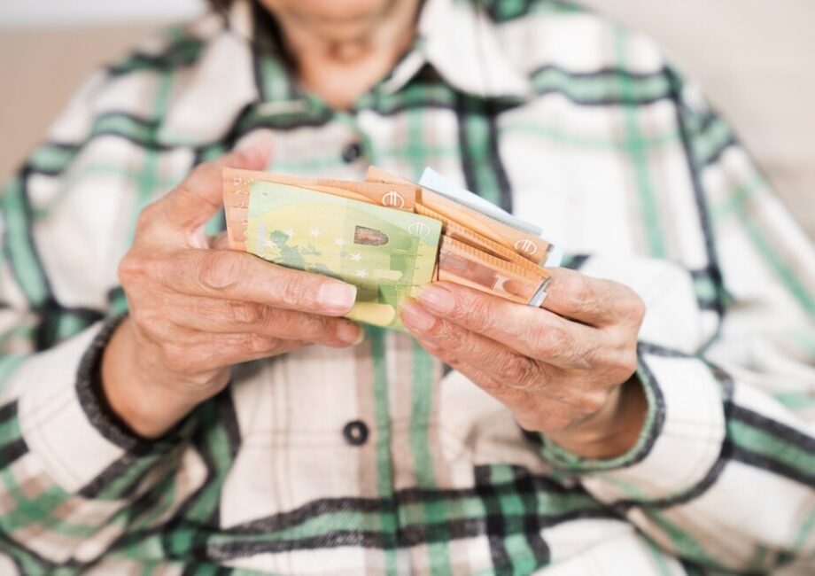 Grafico sull'andamento delle pensioni in Italia