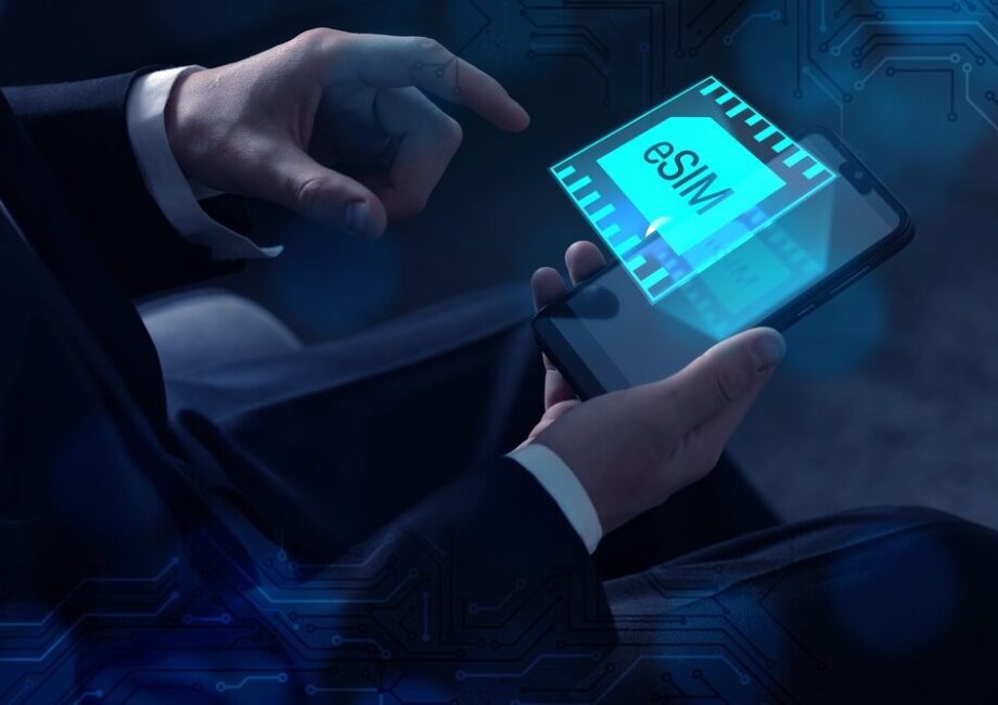 Immagine di un dispositivo con eSIM